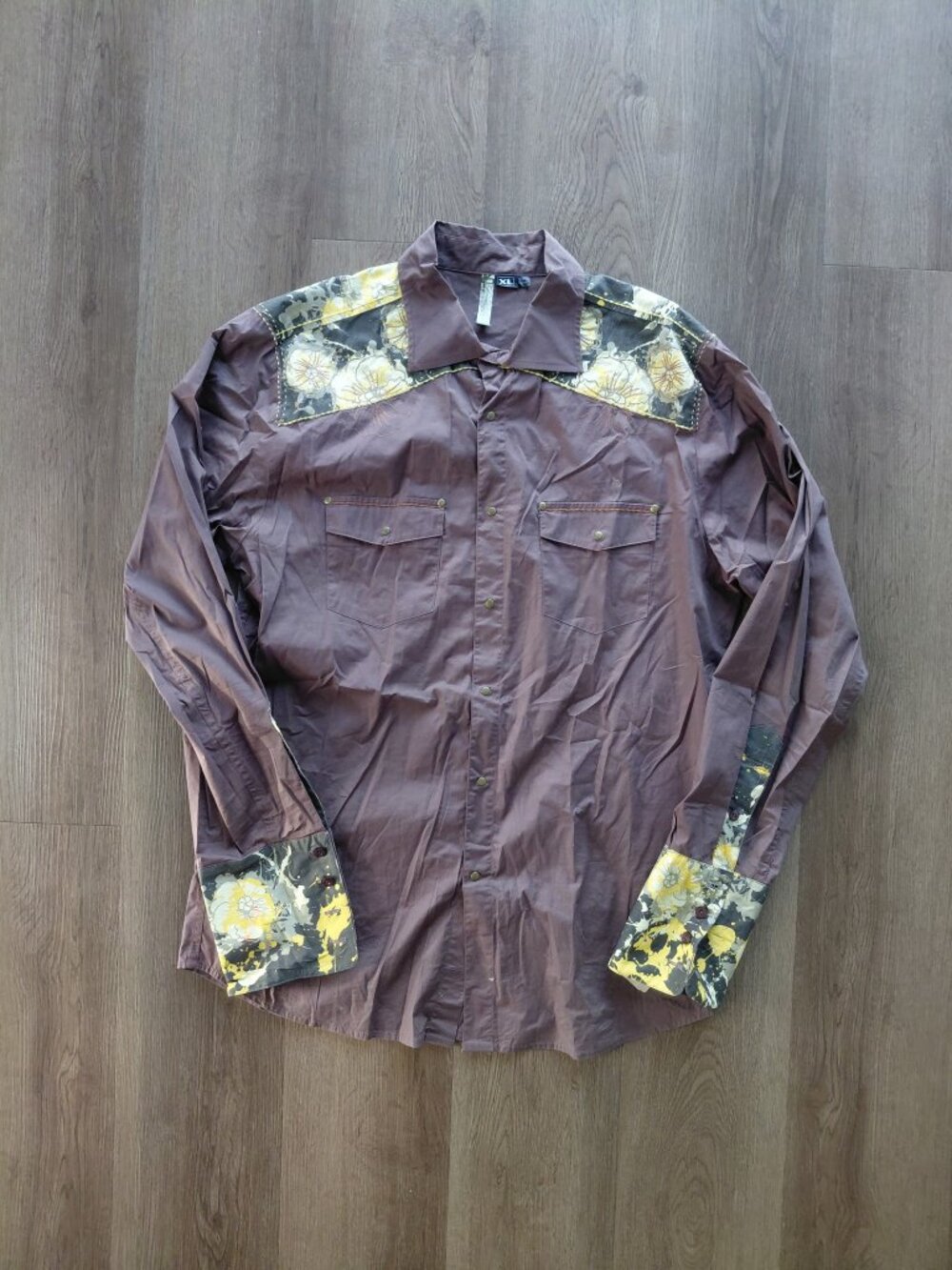 Oakley Western Floral Button Up | Men's XL | 96% Cotton | 4% Spandex